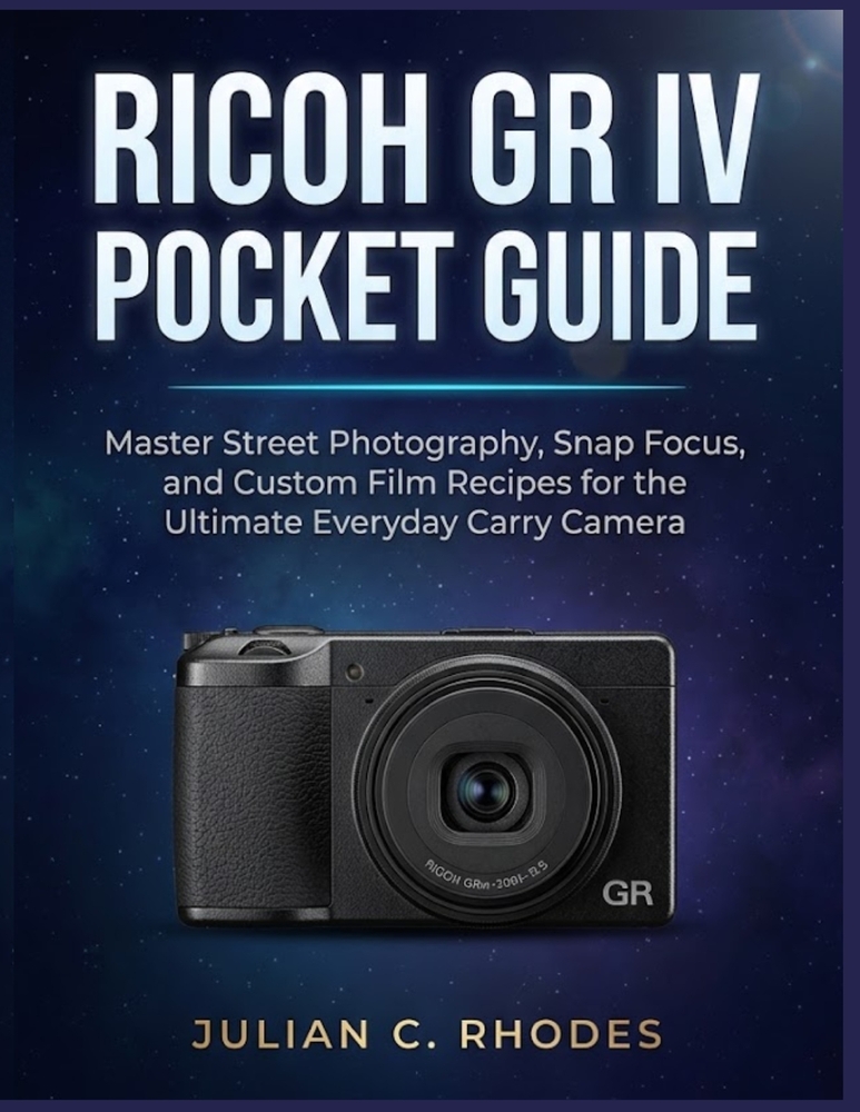 Ricoh Gr IV Pocket Guide: Master Street Photography, Snap Focus, and Custom Film Recipes for the Ultimate Everyday Carry Camera cover