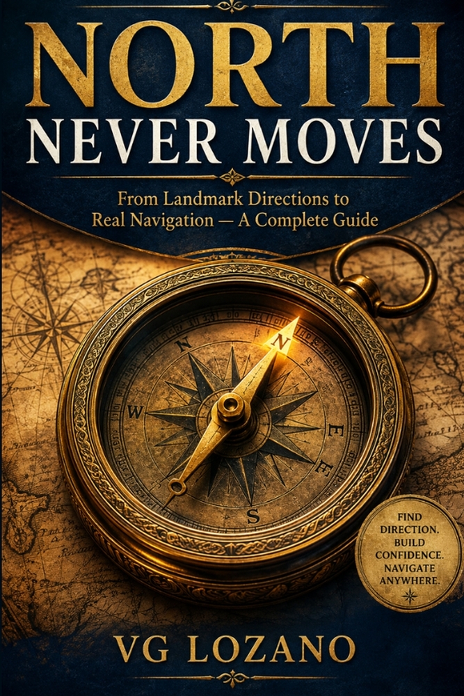 North Never Moves: From Landmark Directions to Real Navigation - A Complete Guide cover