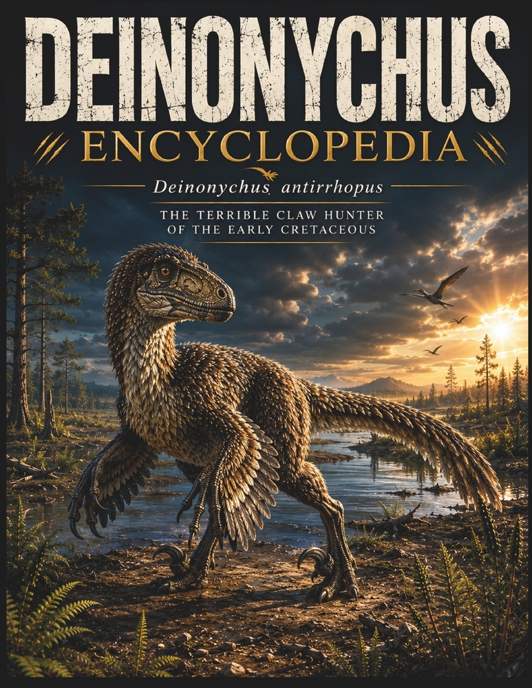 Dinosaur Encyclopedia Series Vol.34 Deinonychus Encyclopedia: An Evidence-Based Guide to the "Terrible Claw" Dinosaur cover