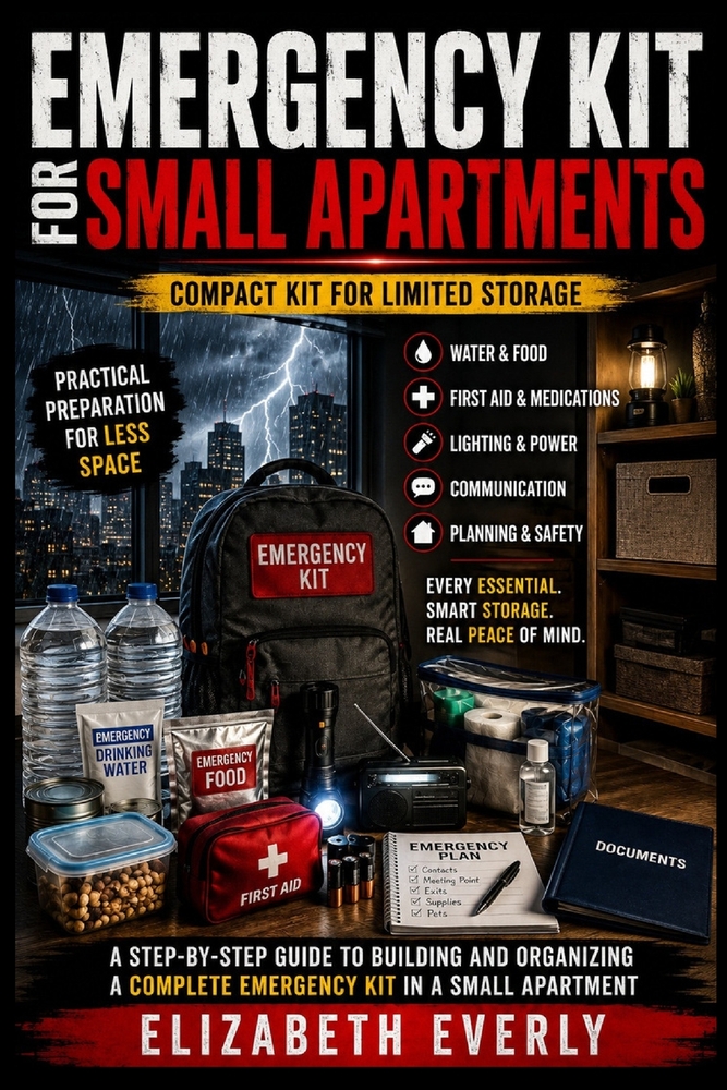 Emergency Kit for Small Apartments: compact kit for limited storage cover