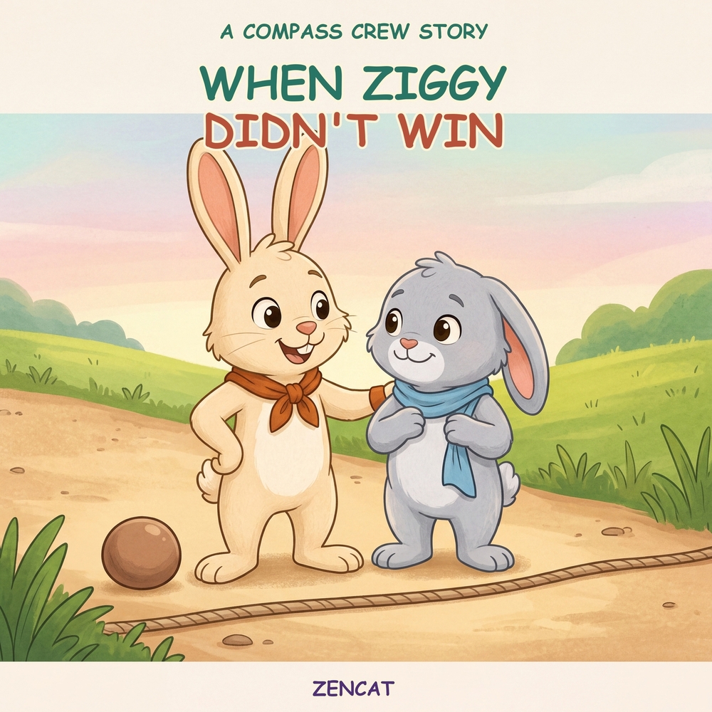 When Ziggy Didn't Win: A Compass Crew Story About Disappointment And Sportsmanship for Kids Ages 4-8 cover