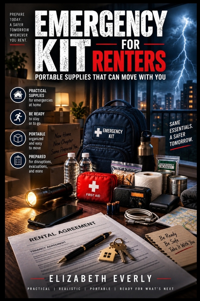 Emergency Kit for Renters: portable supplies that can move with you cover