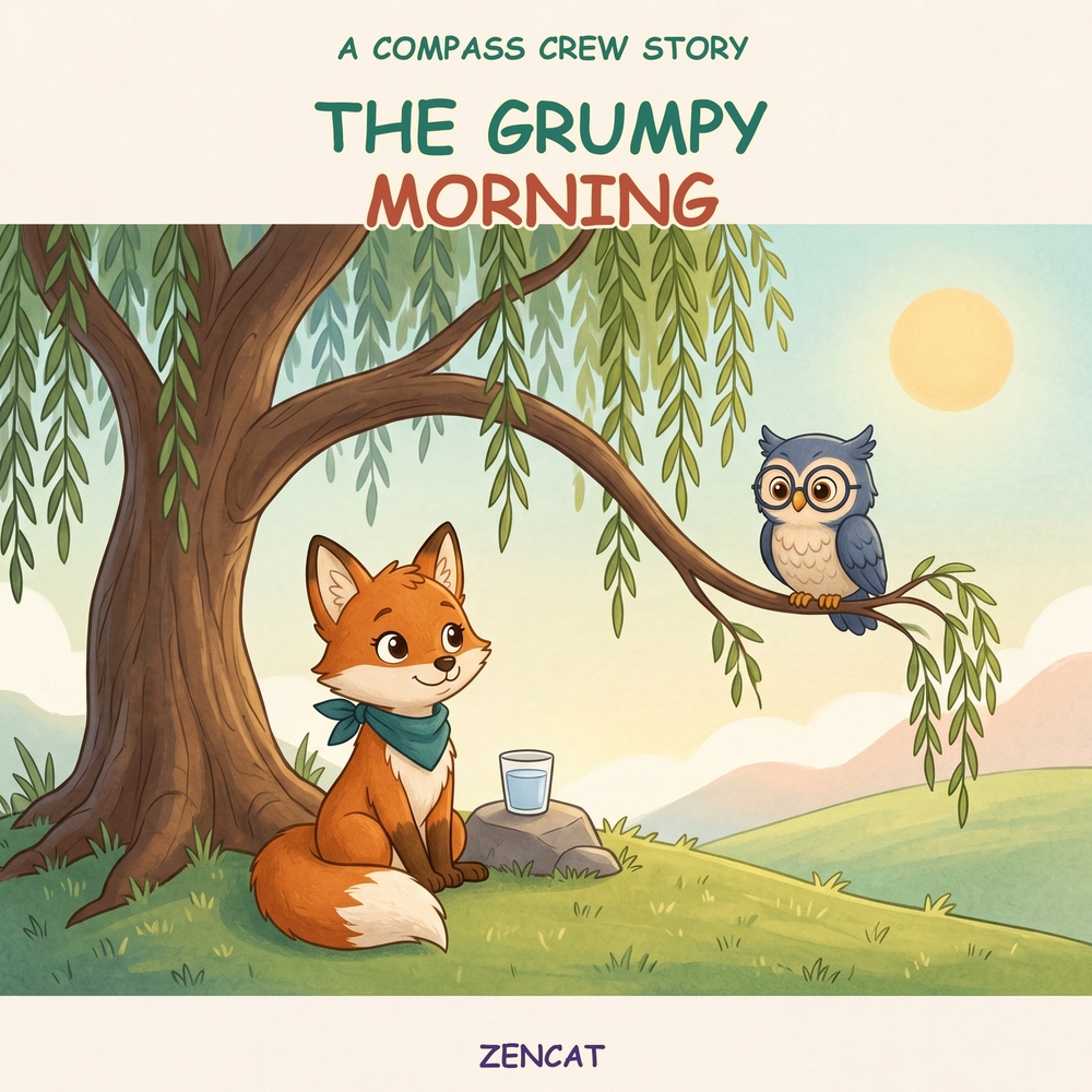 The Grumpy Morning: A Compass Crew Story About Mood Awareness And Responsibility for Kids Ages 4-8 cover