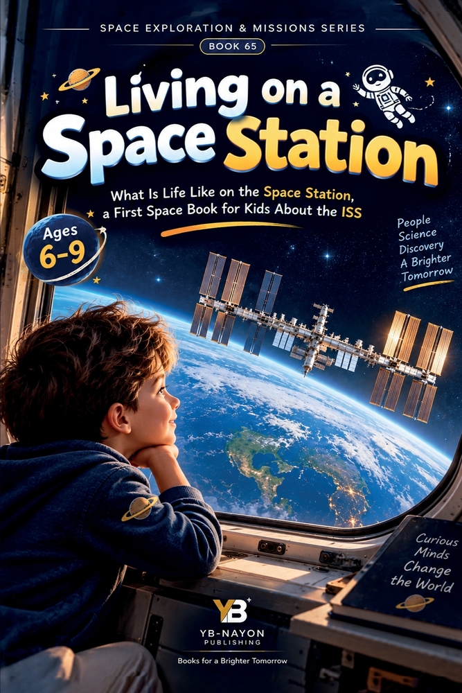 Living on a Space Station: What Is Life Like on the Space Station, a First Space Book for Kids About the ISS cover