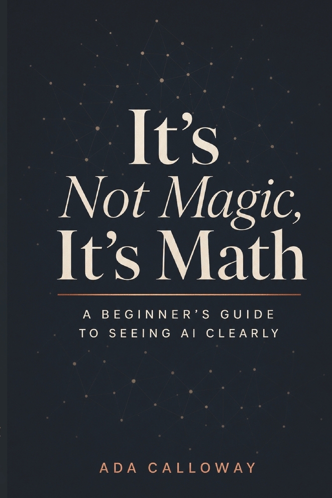It's Not Magic, It's Math: A Beginner's Guide to Seeing AI Clearly cover