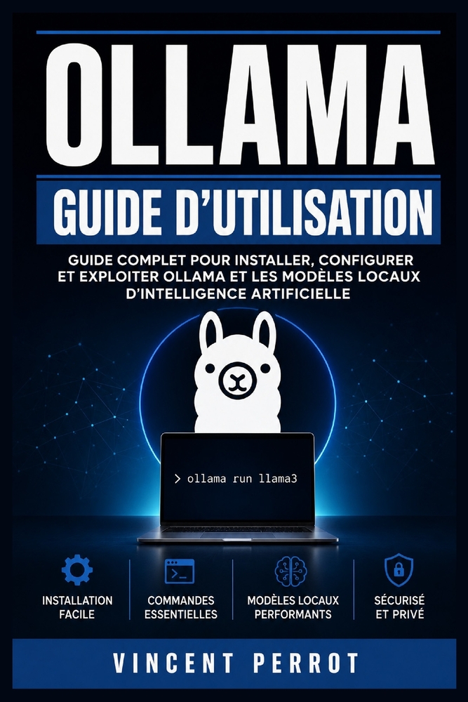 Ollama - Guide d'utilisation: Édition 2026: installez des modèles locaux, configurez votre environnement, automatisez vos flux et exploitez l'IA privé cover