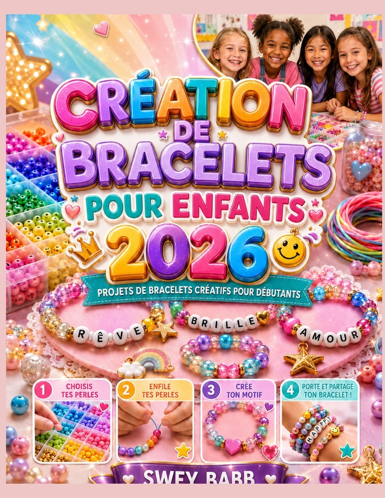 Création de Bracelets Pour Enfants 2026: Projets de bracelets créatifs pour débutants cover