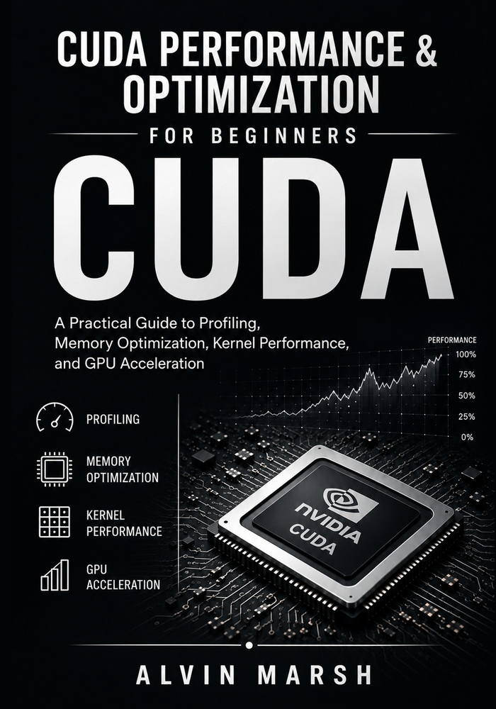 CUDA Performance & Optimization For Beginners: A Practical Guide to Profiling, Memory Optimization, Kernel Performance, and GPU Acceleration* cover