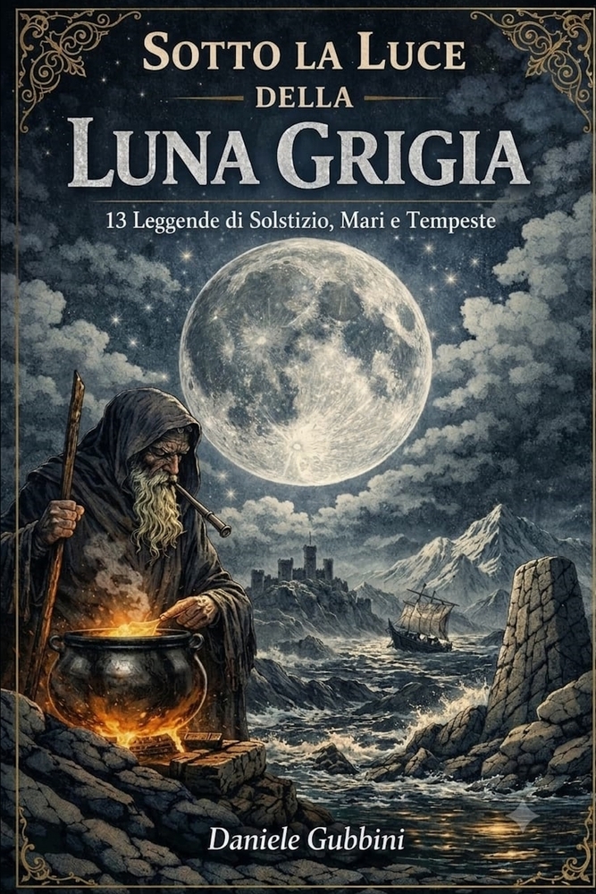 Sotto la Luce della Luna Grigia: 13 Leggende di Solstizio, Mari e Tempeste cover