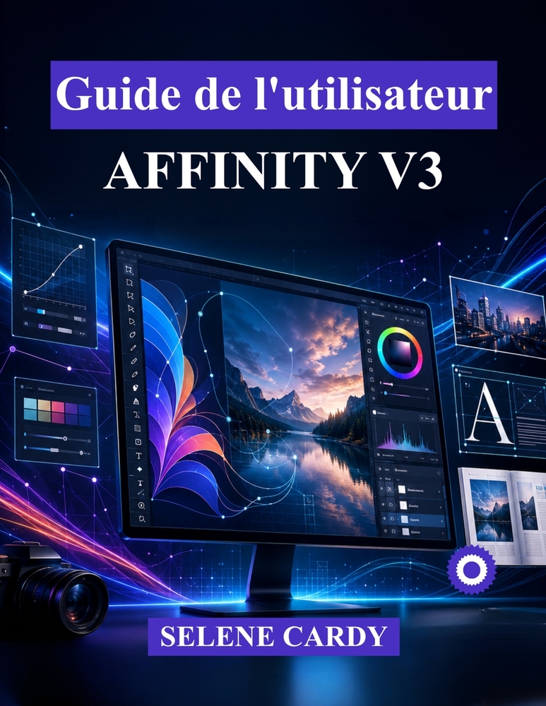Guide de l'utilisateur d'Affinity V3: Le Manuel ultime du débutant pour concevoir, éditer et publier comme un pro cover