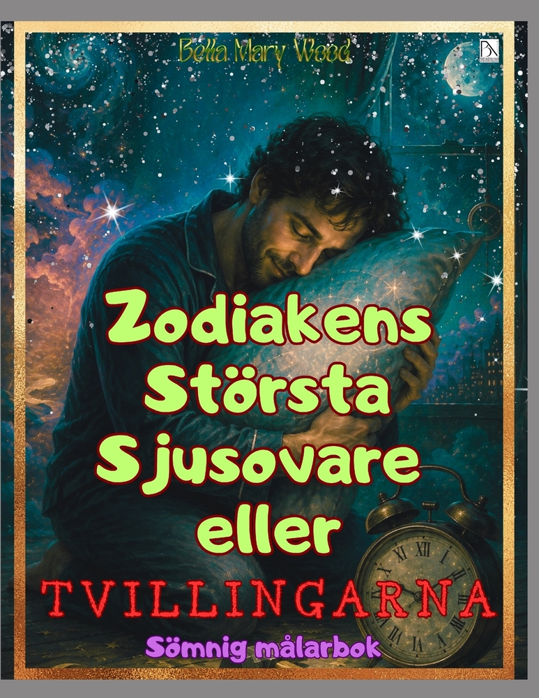 Zodiakens största Sjusovare eller Tvillingarna: Sömnig målarbok cover