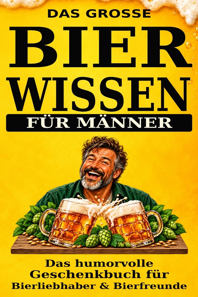 Das große Bierwissen für Männer: Das humorvolle Geschenkbuch für Bierliebhaber & Bierfreunde cover