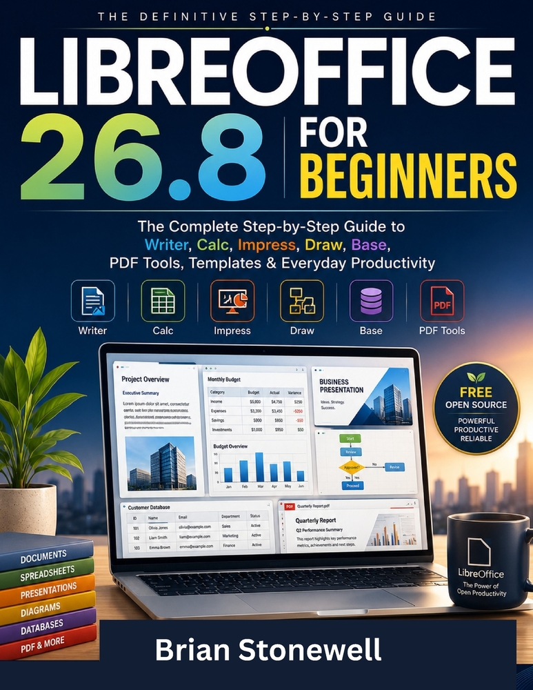 Libreoffice 26.8 for Beginners cover