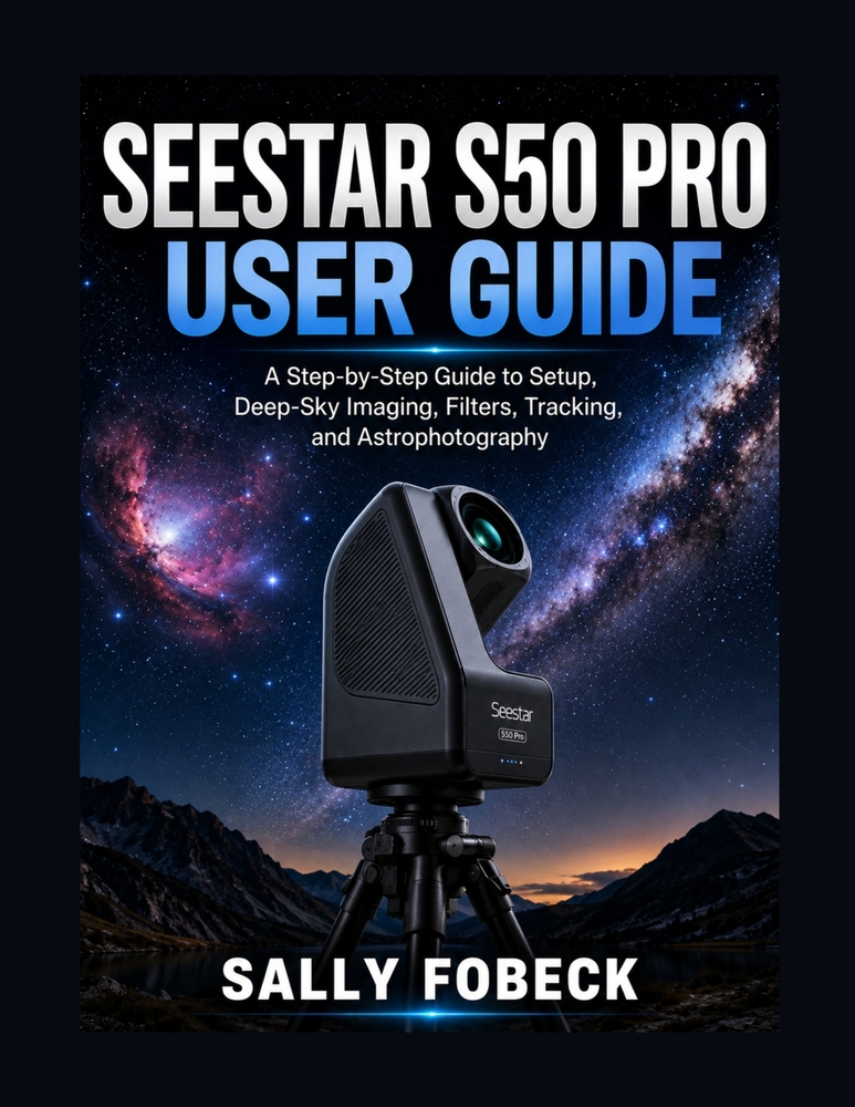 Seestar S50 Pro User Guide: A Step by Step Guide to Setup, Deep-Sky Imaging, Filters, Tracking, and Astrophotography cover