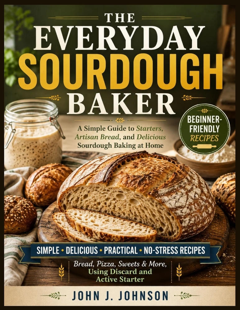 The Everyday Sourdough Baker: A Simple Guide to Starters, Artisan Bread, and Delicious Sourdough Baking at Home cover