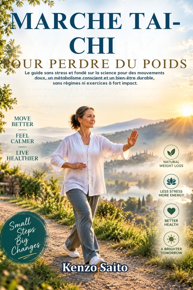 Marche Tai-CHI Pour Perdre Du Poids: Le guide sans stress et fondé sur la science pour des mouvements doux, un métabolisme conscient et un bien-être d cover