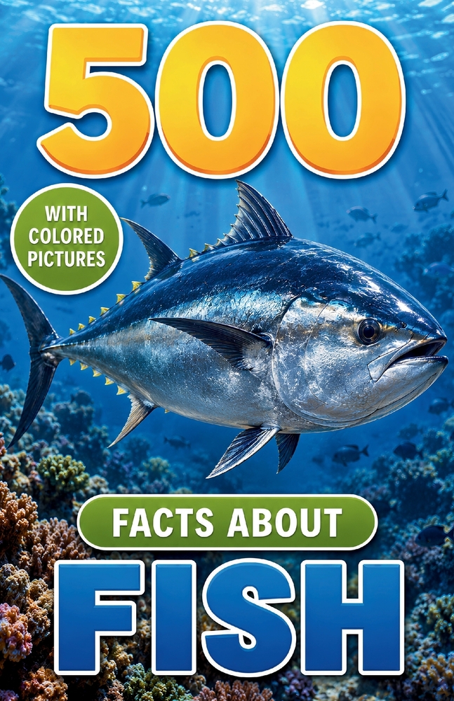 500 Fascinating Facts About Fish: An Amazing Journey Through Oceans, Rivers, Reefs, Deep Seas, Strange Species, and Remarkable Survival Skills cover
