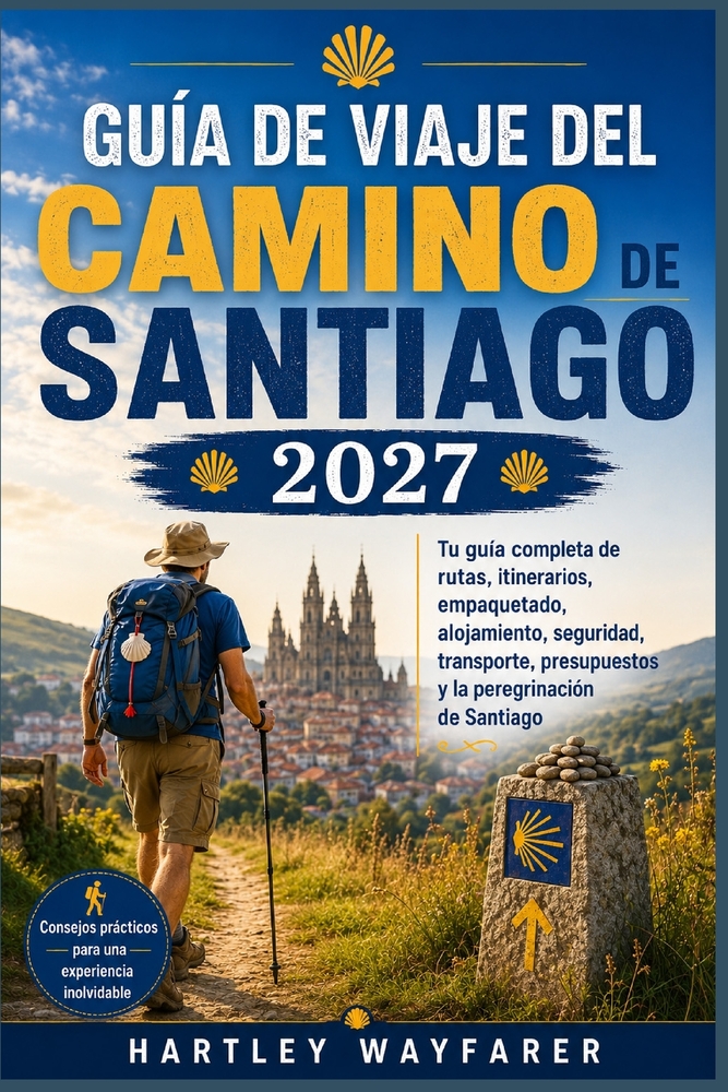 Guía de Viaje del Camino de Santiago 2027: Tu guía completa de rutas, itinerarios, empaquetado, alojamiento, seguridad, transporte, presupuestos y la cover