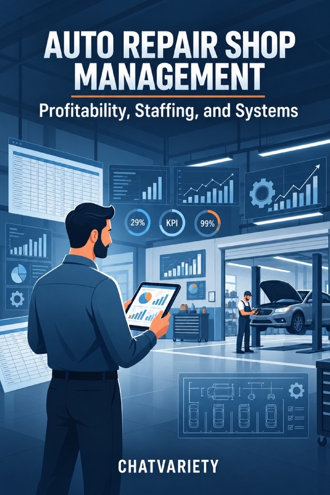 Auto Repair Shop Management: Profitability, Staffing, and Systems cover