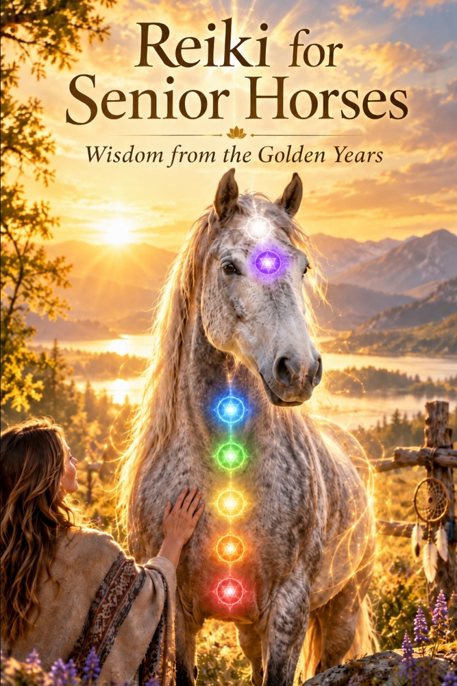 Reiki for Senior Horses: Gentle Energy Healing for Comfort, Connection, Dignity, and the Sacred Work of Growing Old cover