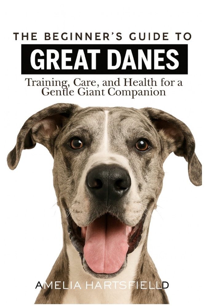 The Beginner's Guide to Great Danes: Training, Care, and Health for a Gentle Giant Companion cover