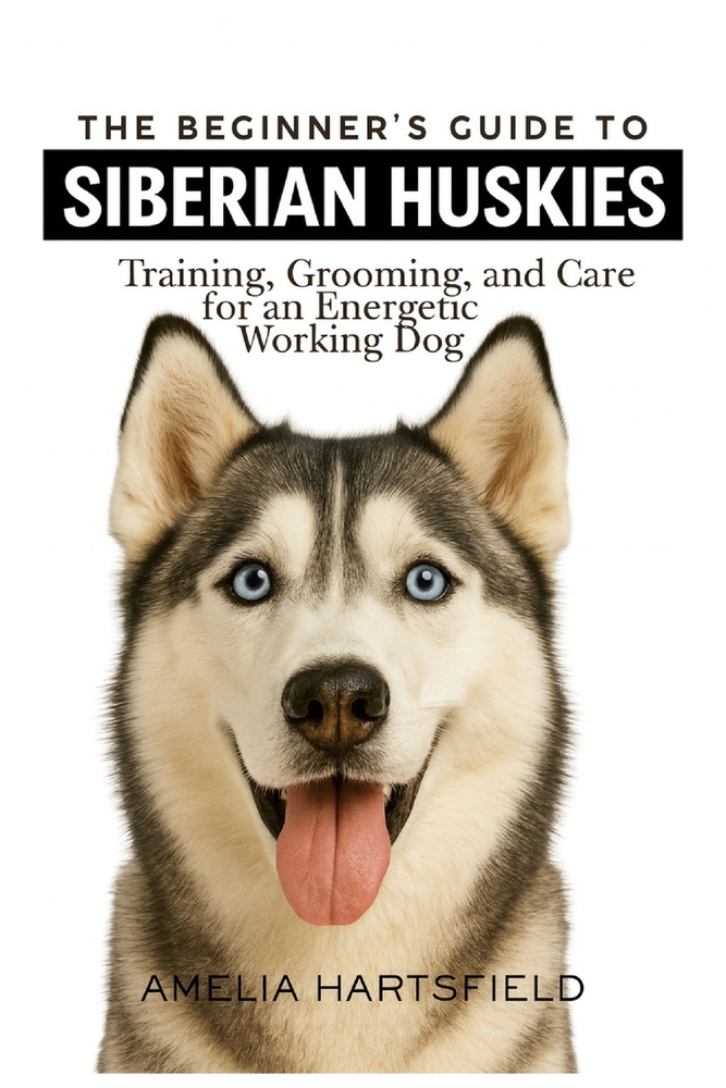 The Beginner's Guide to Siberian Huskies: Training, Grooming, and Care for an Energetic Working Dog cover