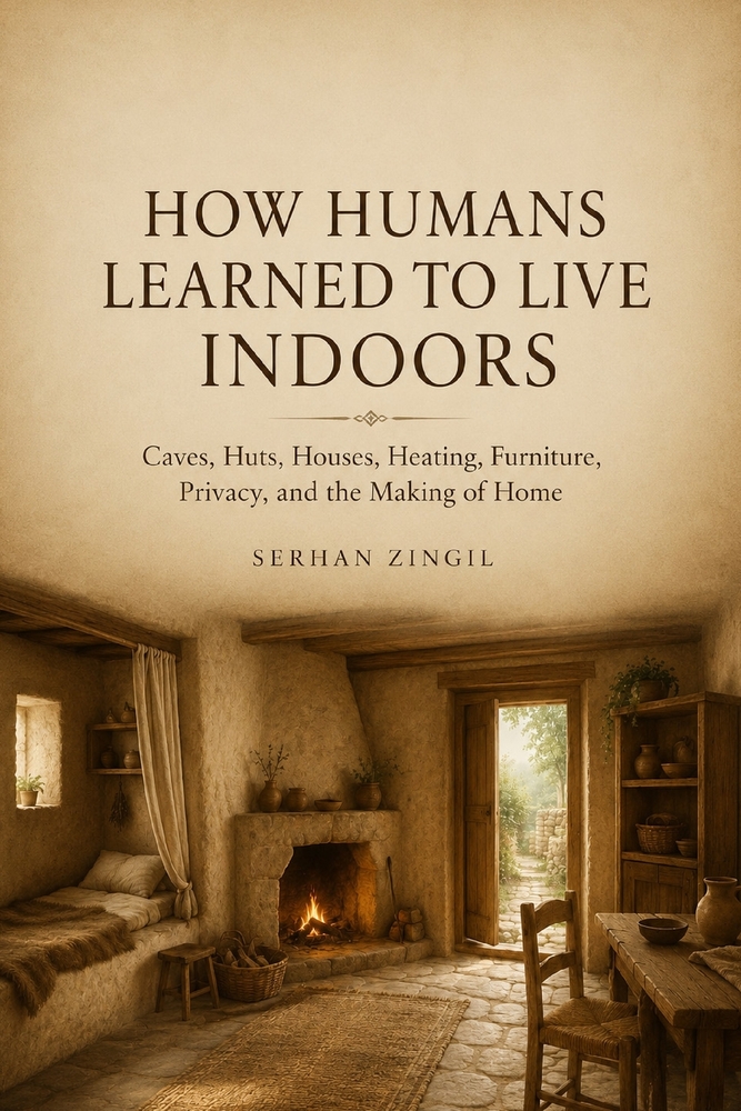 How Humans Learned to Live Indoors: Caves, Huts, Houses, Heating, Furniture, Privacy, and the Making of Home cover