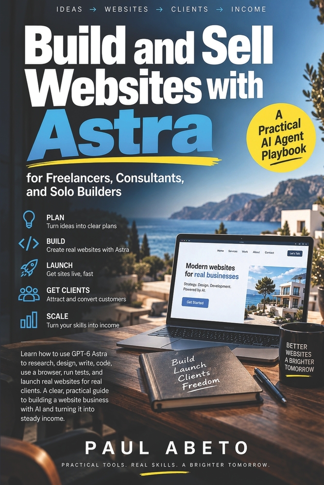 Build and Sell Websites with Astra: A Practical AI Agent Playbook for Freelancers, Consultants, and Solo Builders cover
