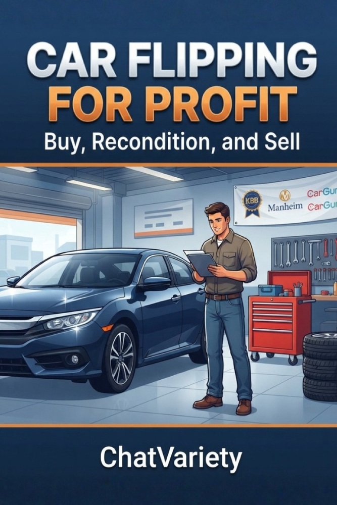 Car Flipping for Profit: Buy, Recondition, and Sell cover