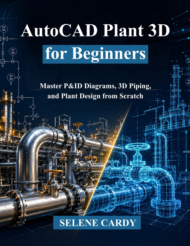AutoCAD Plant 3D for Beginners: Master P&ID Diagrams, 3D Piping, and Plant Design from Scratch cover