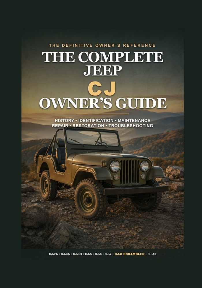 The Complete Jeep CJ Owner's Guide: History, Identification, Maintenance, Repair, Restoration, and Troubleshooting cover