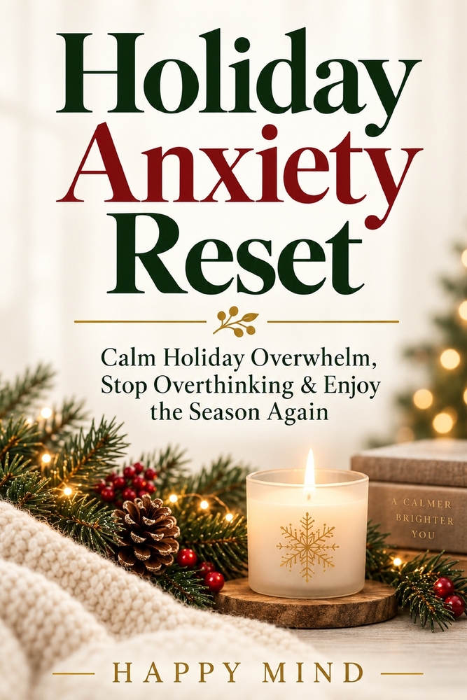 Holiday Anxiety Reset: Calm Holiday Overwhelm, Stop Overthinking & Enjoy the Season Again cover