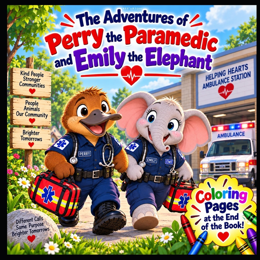 The Adventures of Perry the Paramedic and Emily the Elephant cover