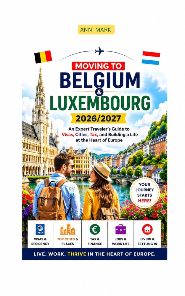 Moving to Belgium & Luxembourg 2026/2027: An Expert Traveler's Guide to Visas, Cities, Tax, and Building a Life at the Heart of Europe cover