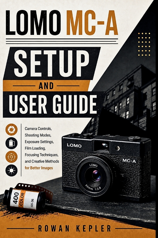 Lomo MC-A Setup and User Guide: Camera Controls, Shooting Modes, Exposure Settings, Film Loading, Focusing Techniques, and Creative Methods for Better cover