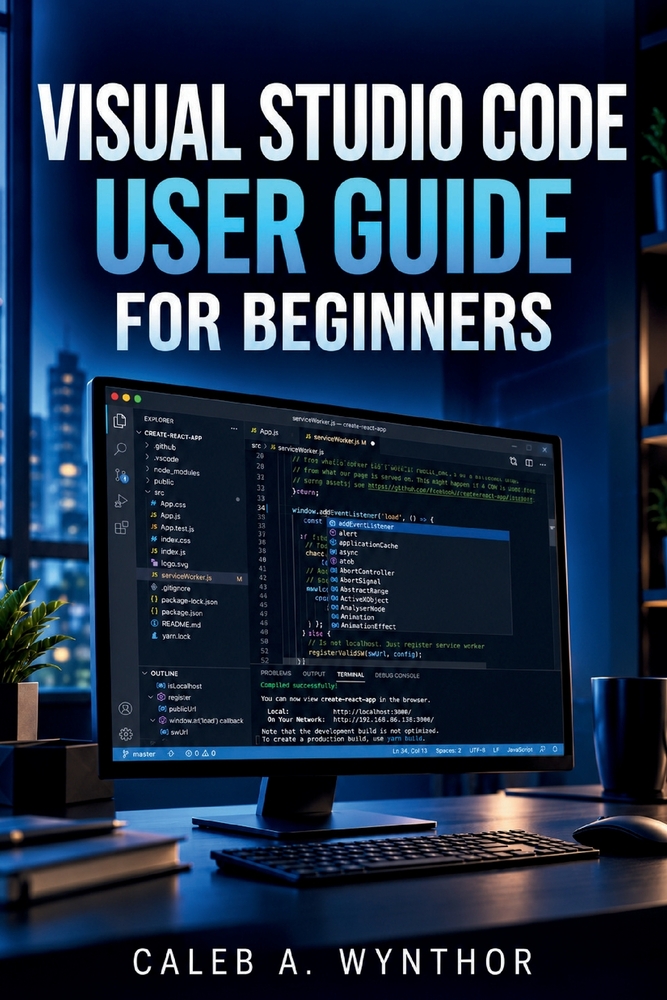Visual Studio Code User Guide for Beginners: Learn Project Creation, Code Editing, Extensions, Debugging Tools, and Professional Workflows to Build Co cover