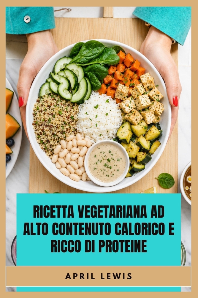 Ricetta Vegetariana AD Alto Contenuto Calorico E Ricco Di Proteine: Ricette facili ricche di nutrizione vegetale per sostenere forza, energia e un san cover