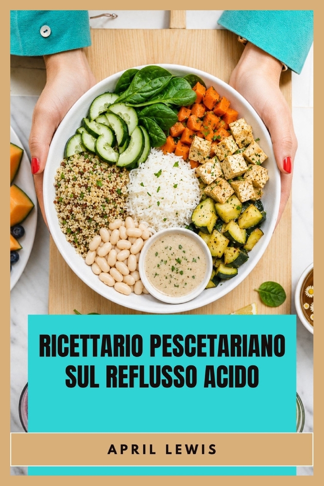Ricettario Pescetariano Sul Reflusso Acido: Pasti saporiti, nutrienti a base di frutti di mare e vegetali, pensati per una digestione sensibile cover