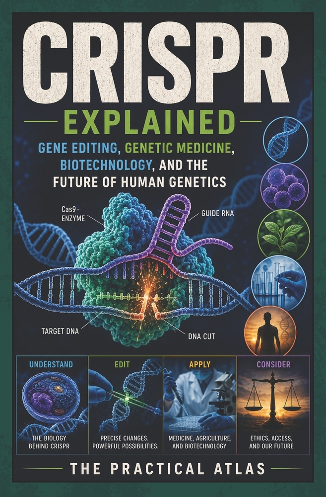 CRISPR Explained: Gene Editing, Genetic Medicine, Biotechnology, and the Future of Human Genetics cover