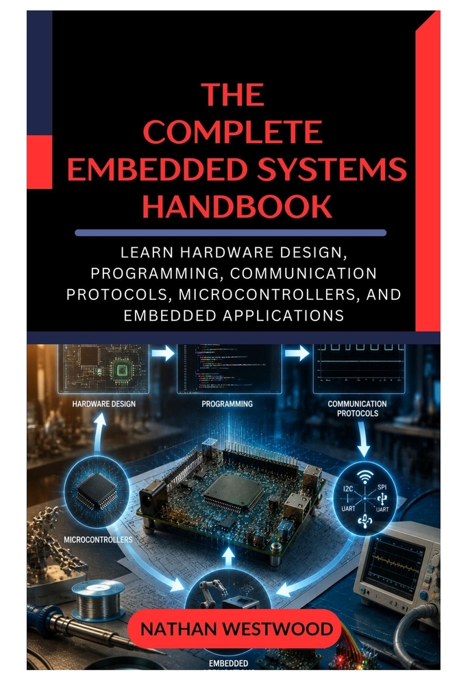 The Complete Embedded Systems Handbook: Learn Hardware Design, Programming, Communication Protocols, Microcontrollers, and Embedded Applications cover
