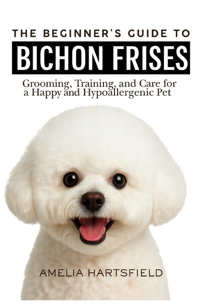 The Beginner's Guide to Bichon Frises: Grooming, Training, and Care for a Happy and Hypoallergenic Pet cover