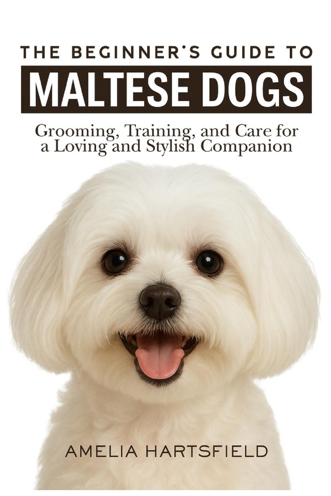 The Beginner's Guide to Maltese Dogs: Grooming, Training, and Care for a Loving and Stylish Companion cover