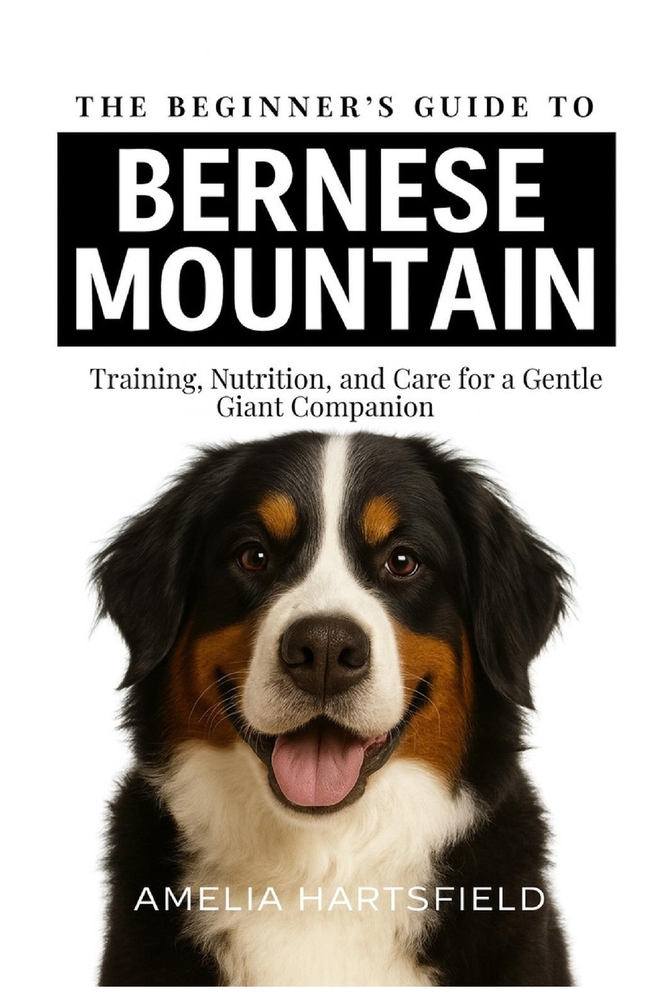 The Beginner's Guide to Bernese Mountain Dogs: Training, Nutrition, and Care for a Gentle Giant Companion cover