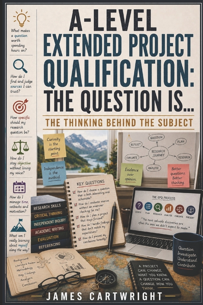A-Level Extended Project Qualification: The Question Is...: The Thinking Behind the Subject cover