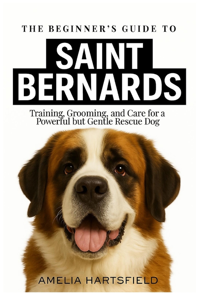 The Beginner's Guide to St. Bernards: Training, Grooming, and Care for a Powerful but Gentle Rescue Dog cover