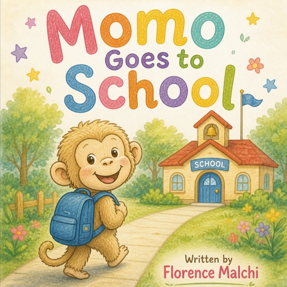 Momo Goes to School: A Sweet First Day of School Story to Ease Separation Anxiety and Build Confidence cover