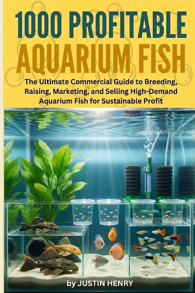 1000 Profitable Aquarium Fish: The Ultimate Commercial Guide to Breeding, Raising, Marketing, and Selling High-Demand Aquarium Fish for Sustainable Pr cover