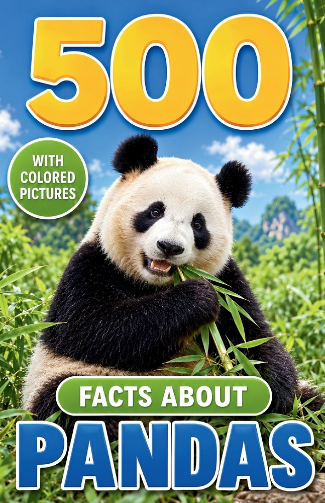 500 Fascinating Facts About Pandas: Bamboo Forest Secrets, Bear Biology, Cubs, Conservation, and Wild Mountain Life cover