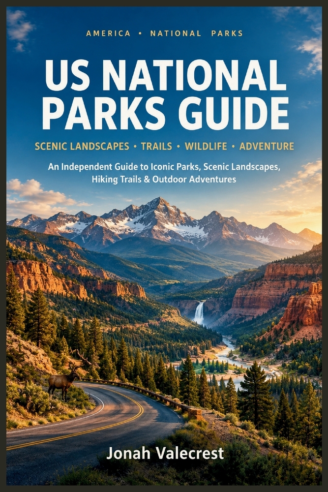 Us National Parks Guide: An Independent Guide to Iconic Parks, Scenic Landscapes, Hiking Trails & Outdoor Adventures cover