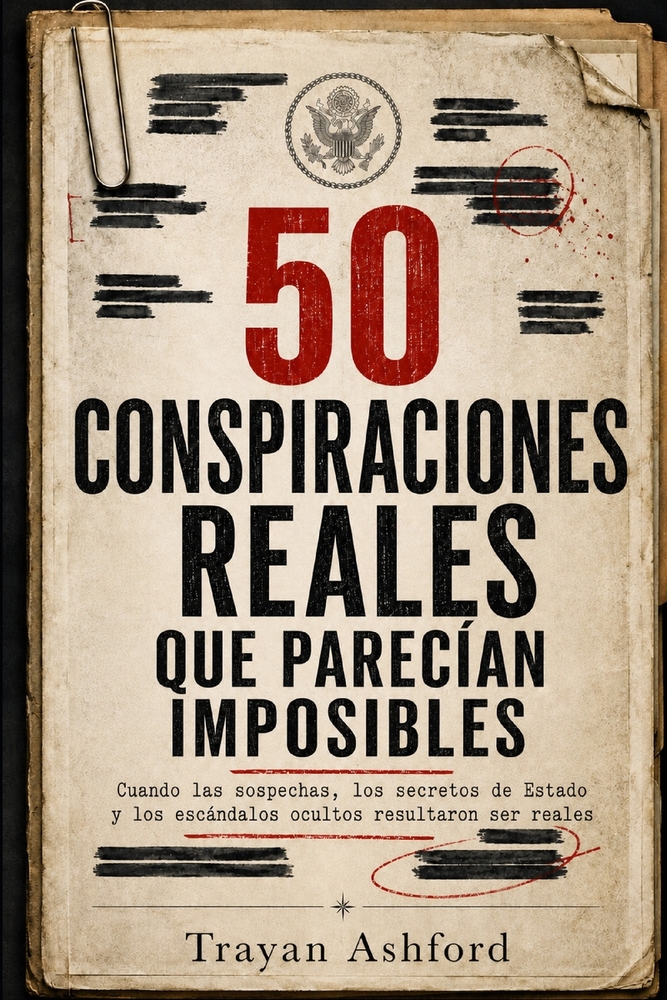 50 Conspiraciones Reales Que Parecían Imposibles: Cuando las sospechas, los secretos de Estado y los escándalos ocultos resultaron ser reales cover